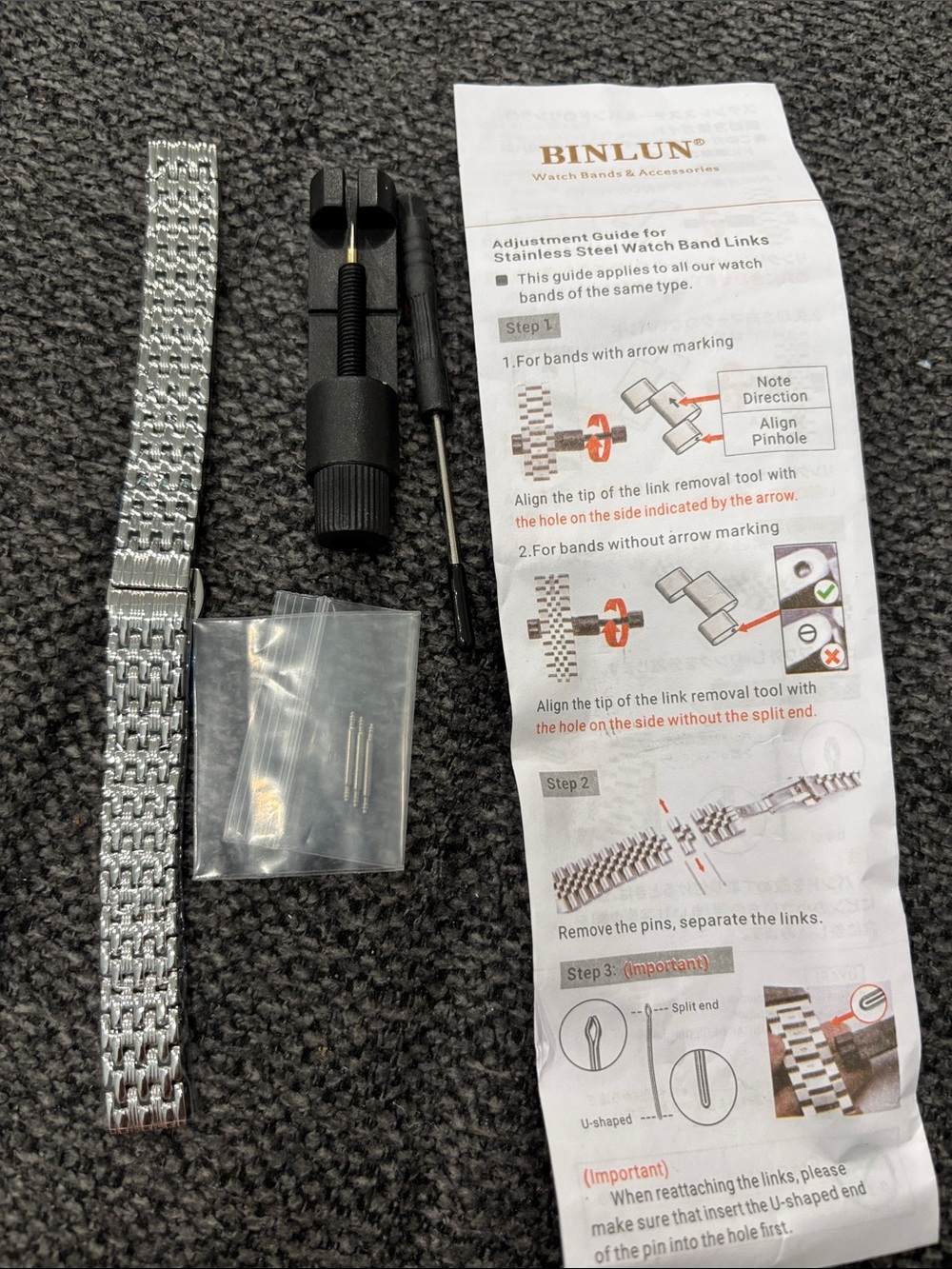 Mesh Stainless Steel Watch Band - 12mm Silver
